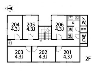 2F 間取り図