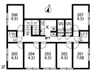 2F 間取り図